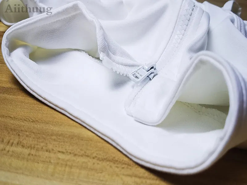 Aiithuug Women’s Athletic Zip-Up Vest – Sleeveless Workout Top