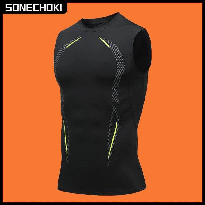 Men's Compression Sleeveless Gym Tank Top