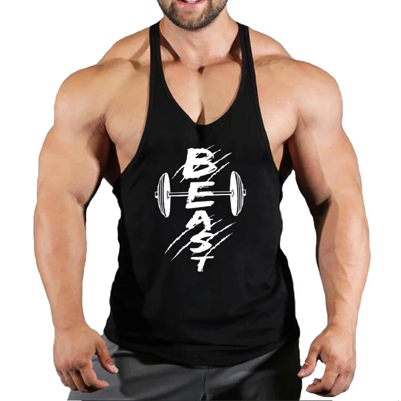 Men's Summer Cotton Fitness Tank Top