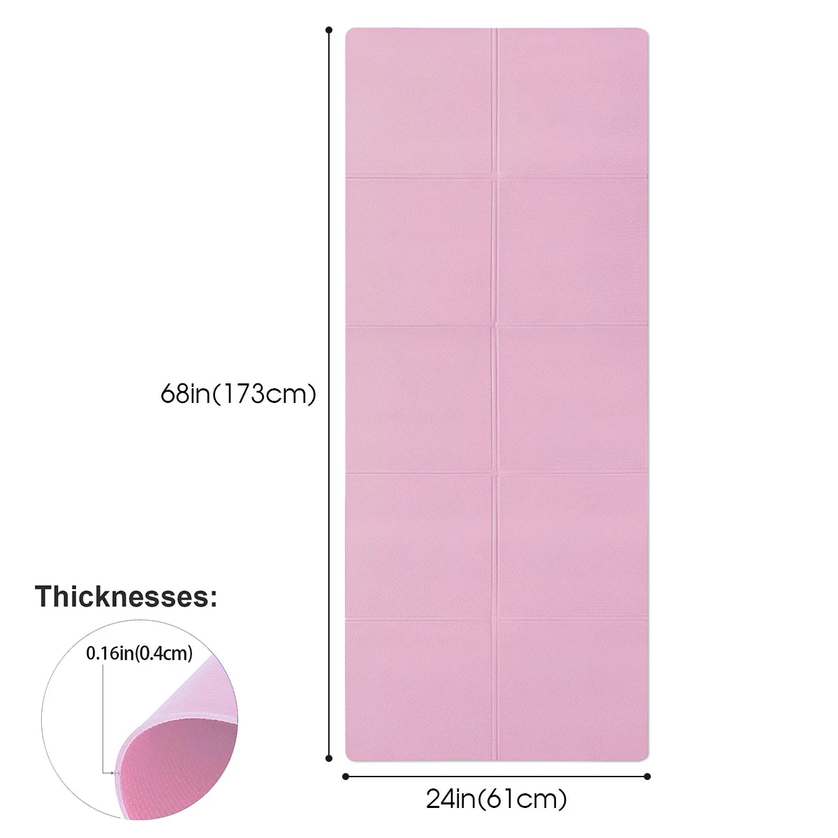 4MM EVA Anti-Slip Yoga Mat
