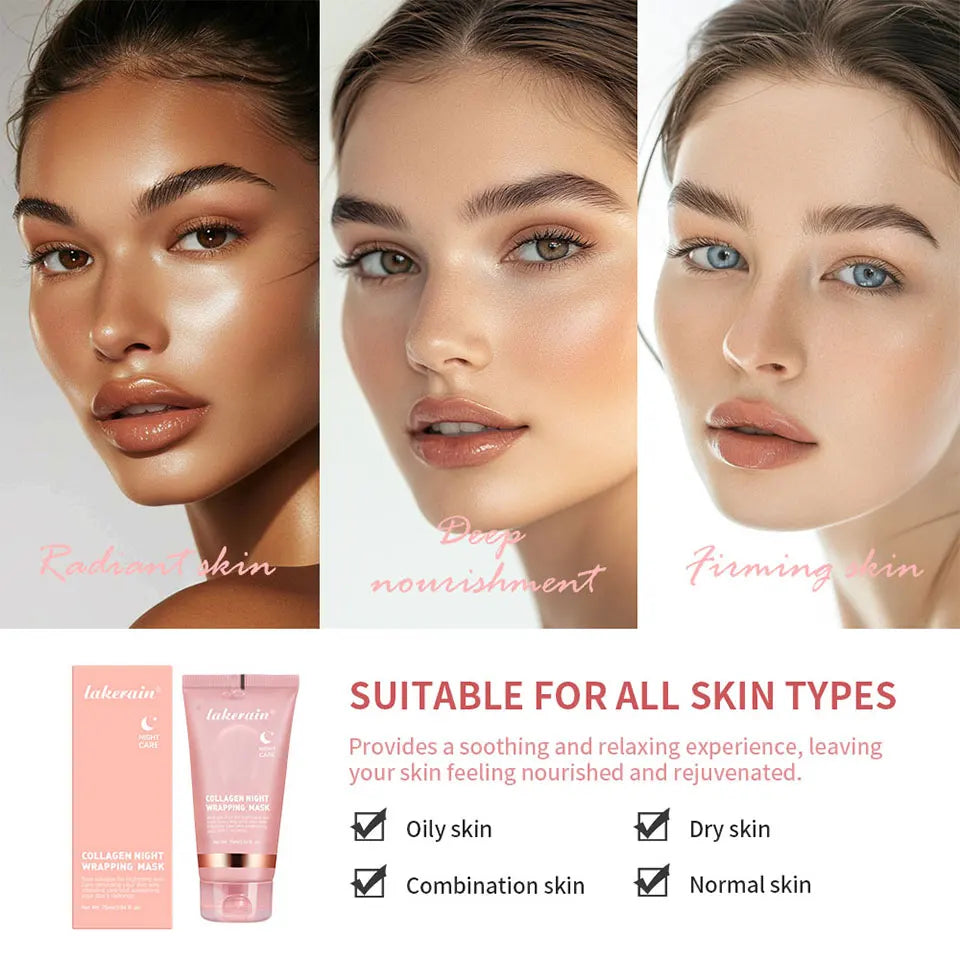 75ml Collagen Peel-Off Mask + 100g Jelly Cream – Firming & Hydrating Set
