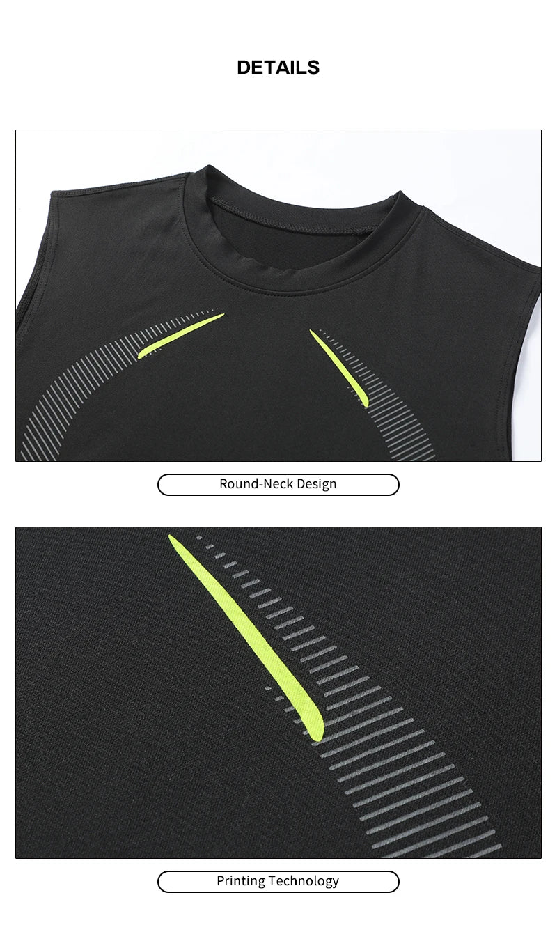 Men's Compression Sleeveless Gym Tank Top