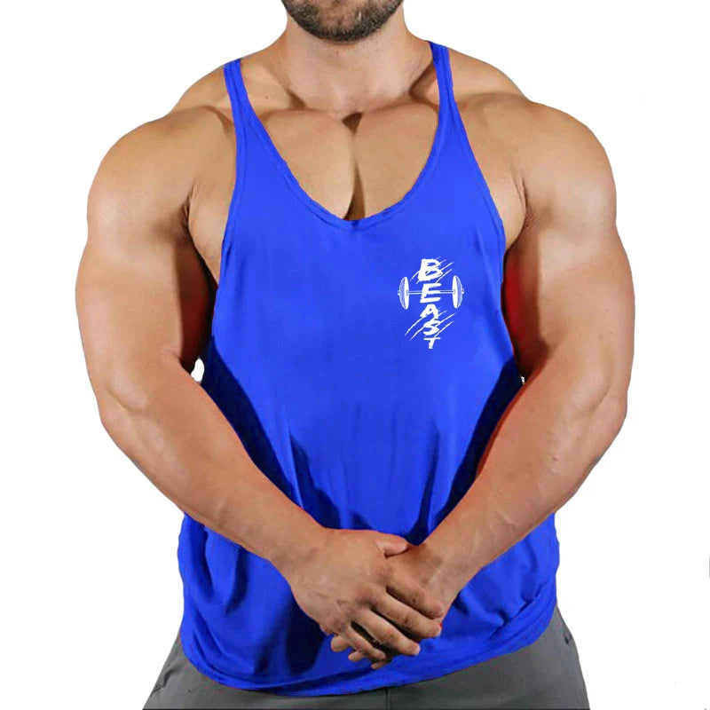 Men's Summer Cotton Fitness Tank Top