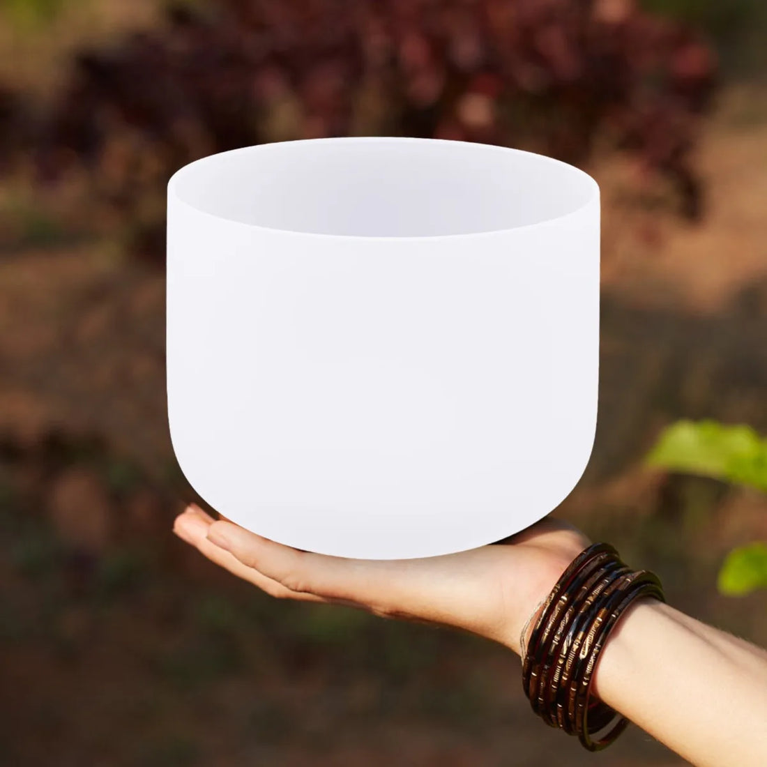 8" Quartz Crystal Singing Bowl – Meditation & Sound Healing Tool