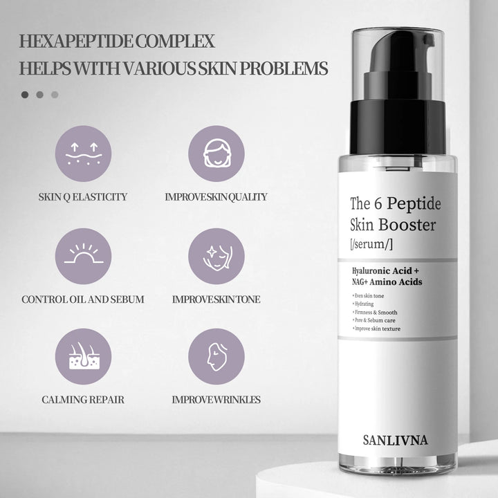 6 Peptide Collagen Skincare Set – Anti-Aging, Brightening & Moisturizing