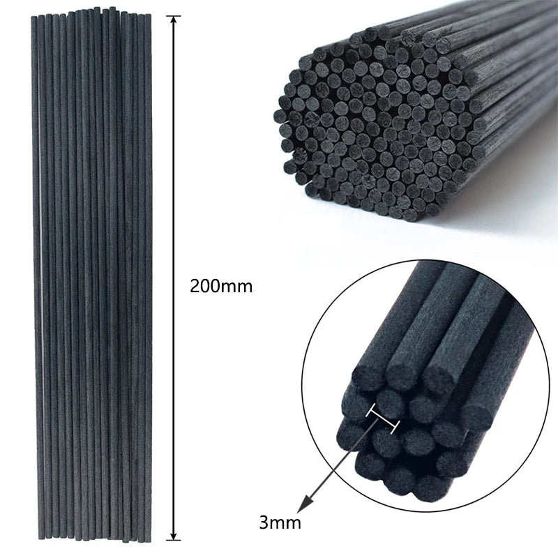2–3.5mm Rattan Reed Diffuser Sticks – 5–100pcs Refill for DIY Aromatherapy