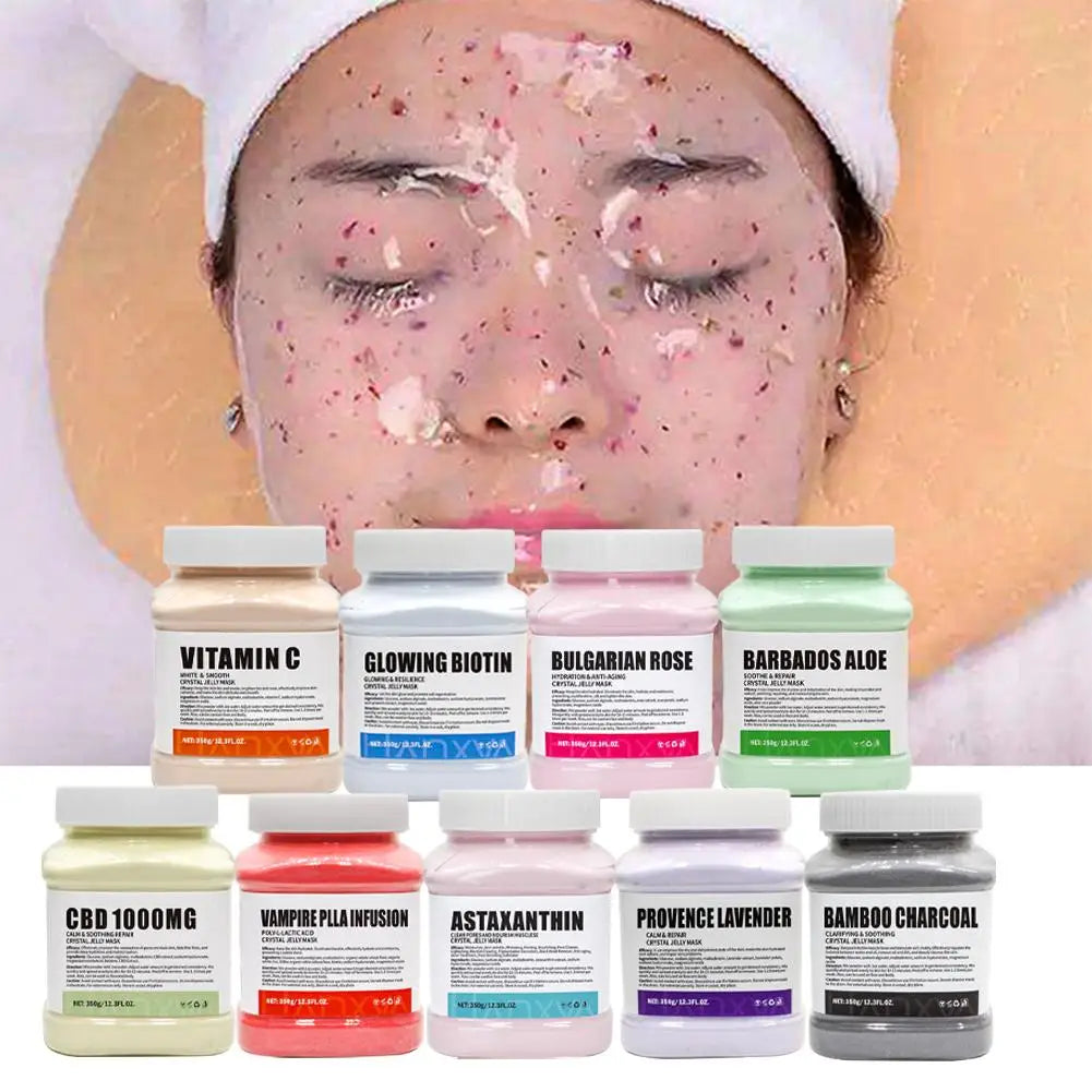 Professional Rose Jelly Face Mask – Hydrating Peel-Off Skincare