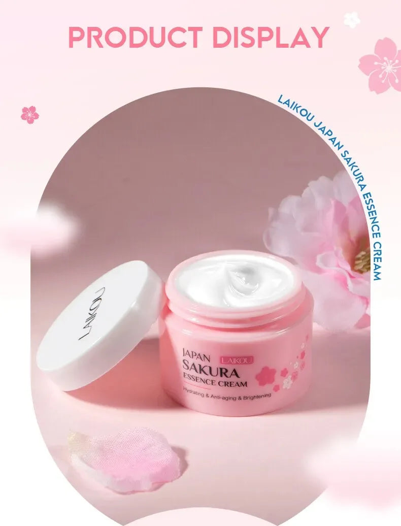 LAIKOU Sakura Essence Cream – Gentle Oil Control Moisturizer (25 g)