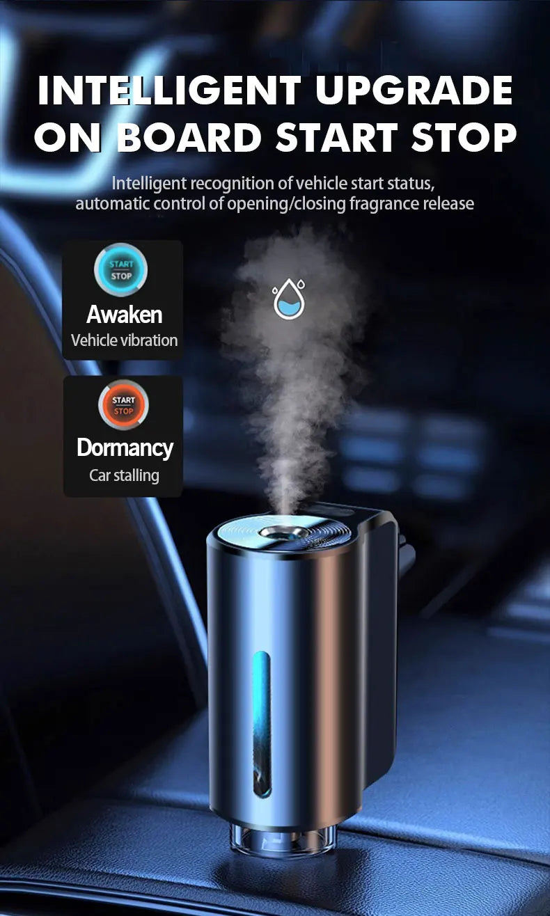 Car Electric Air Diffuser – Aromatherapy Mist & Odor Remover