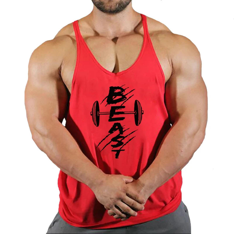 Men's Summer Cotton Fitness Tank Top