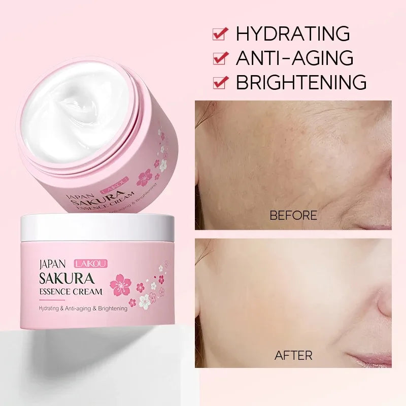 LAIKOU Sakura Essence Cream – Gentle Oil Control Moisturizer (25 g)