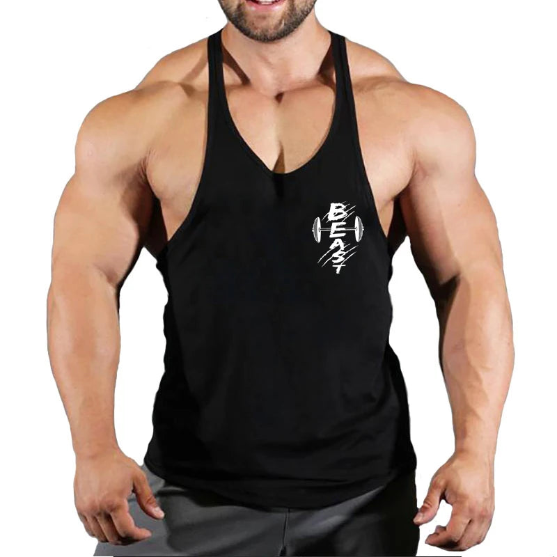 Men's Summer Cotton Fitness Tank Top