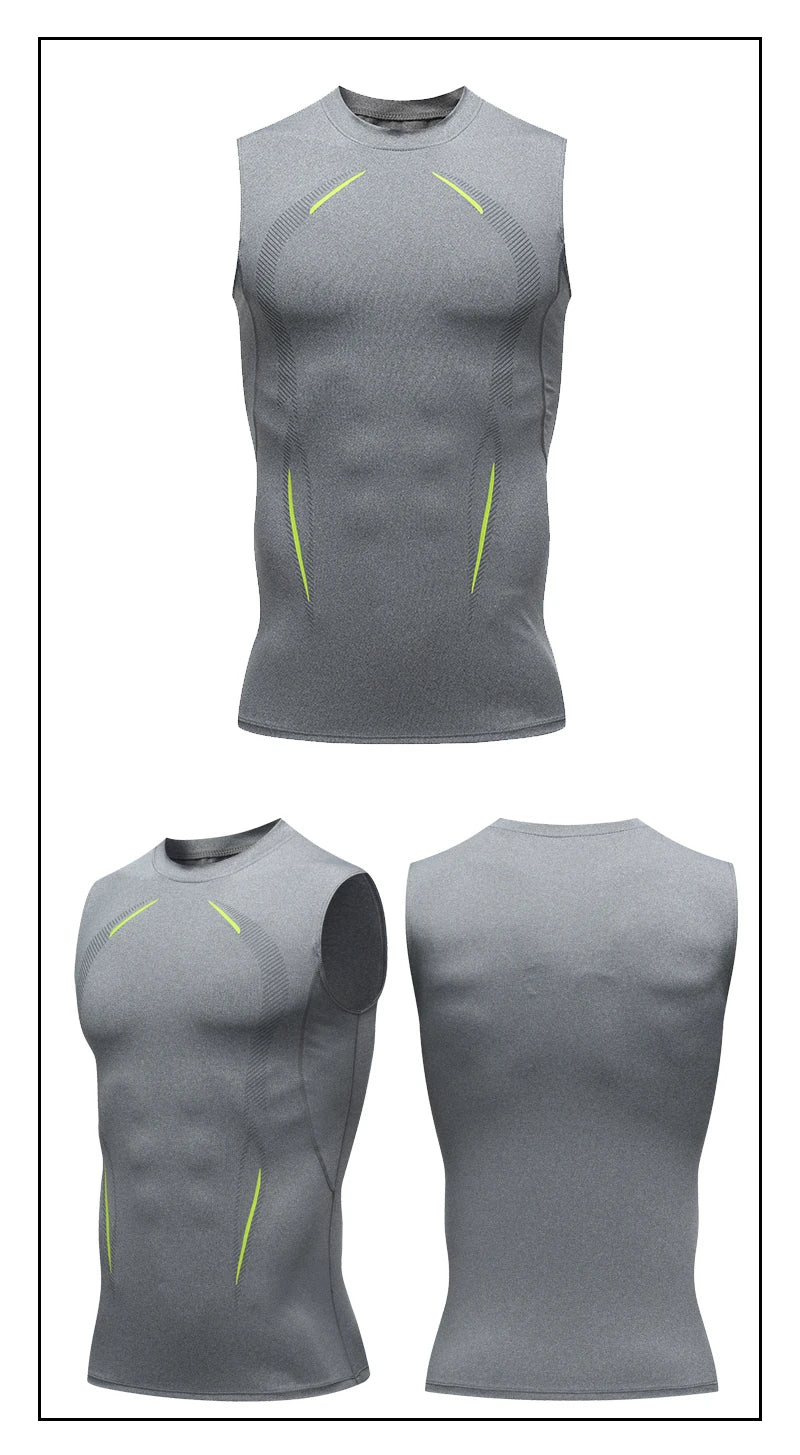 Men's Compression Sleeveless Gym Tank Top