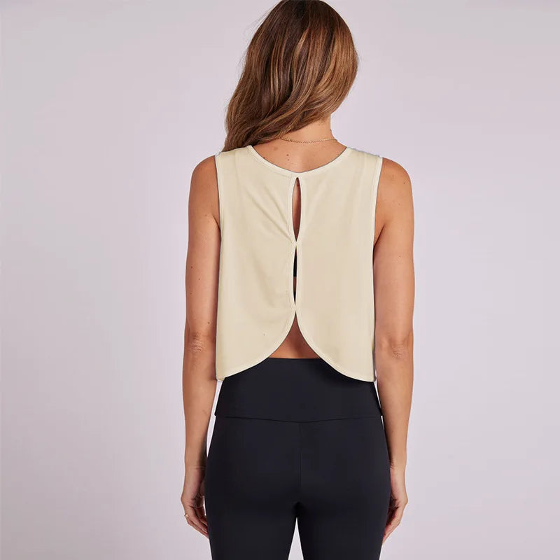 Women's Racerback Yoga Tank Top – Quick Dry Workout Vest
