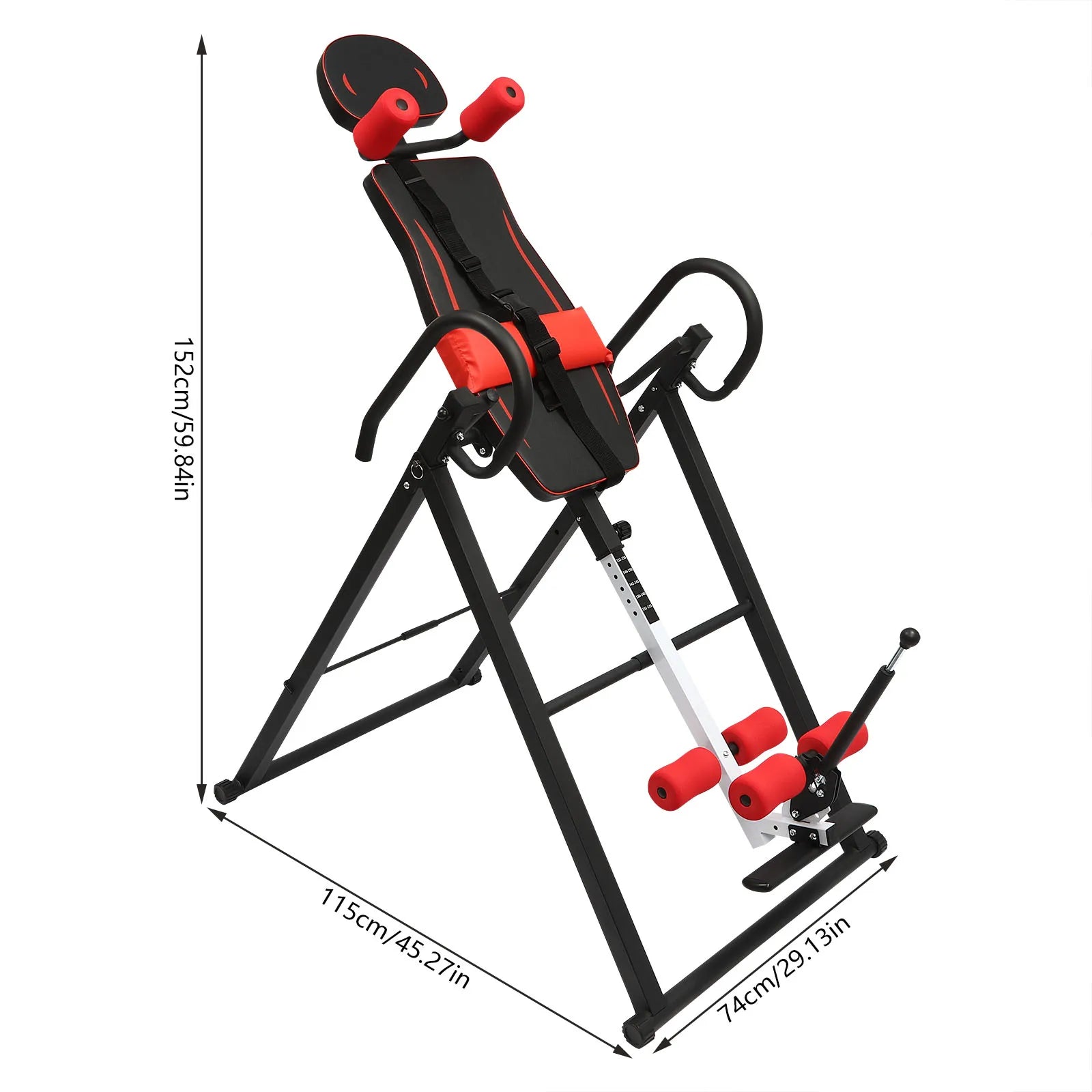 330lb Capacity Inversion Table – Adjustable Back Relief & Posture Correction