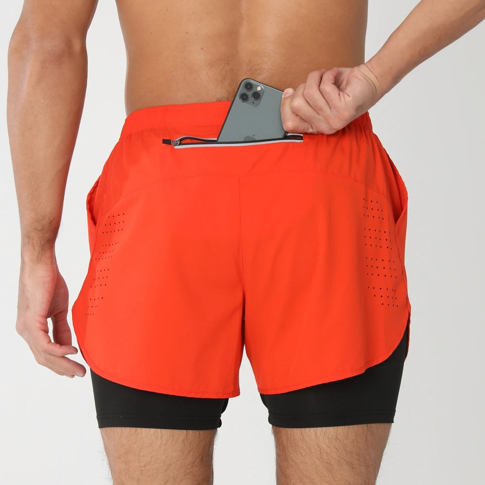 2025 Men's 2-in-1 Running Workout Shorts