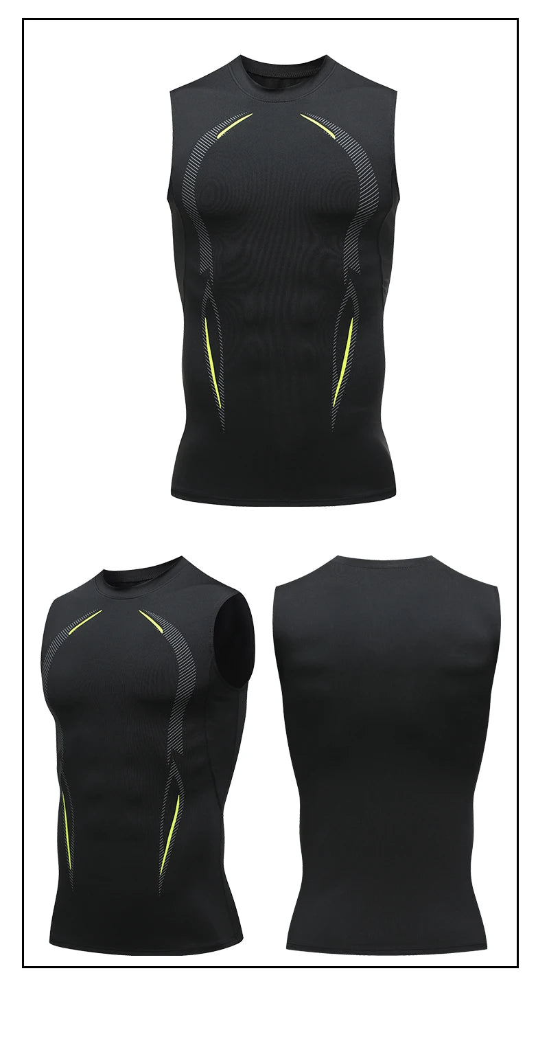 Men's Compression Sleeveless Gym Tank Top