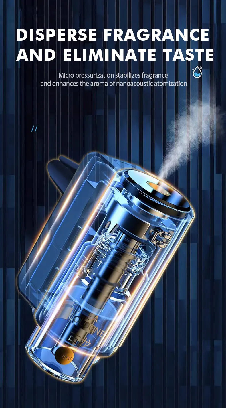 Car Electric Air Diffuser – Aromatherapy Mist & Odor Remover