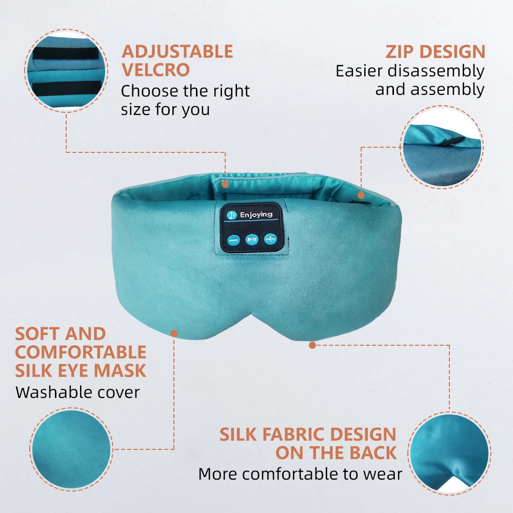 Bluetooth Sleep Mask Wireless Music Eye Mask