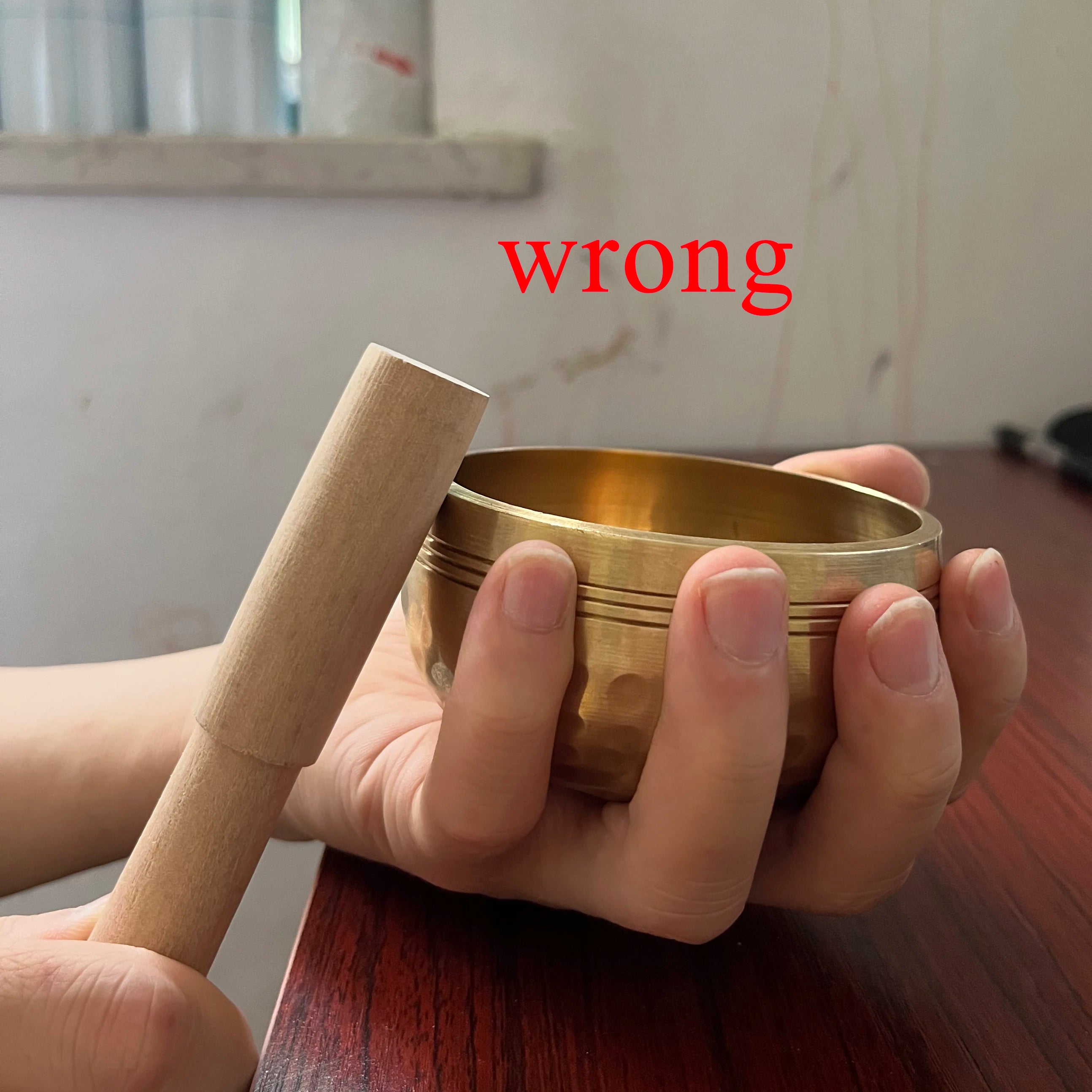 Tibetan Singing Bowl – Handmade Brass Meditation Chime