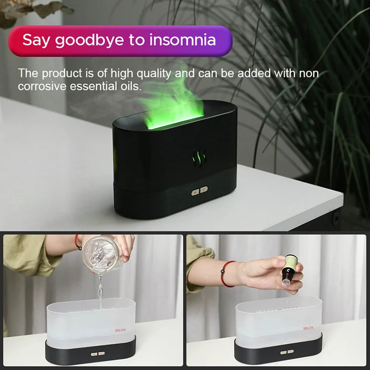 Kinscoter Flame Aroma Diffuser & Humidifier