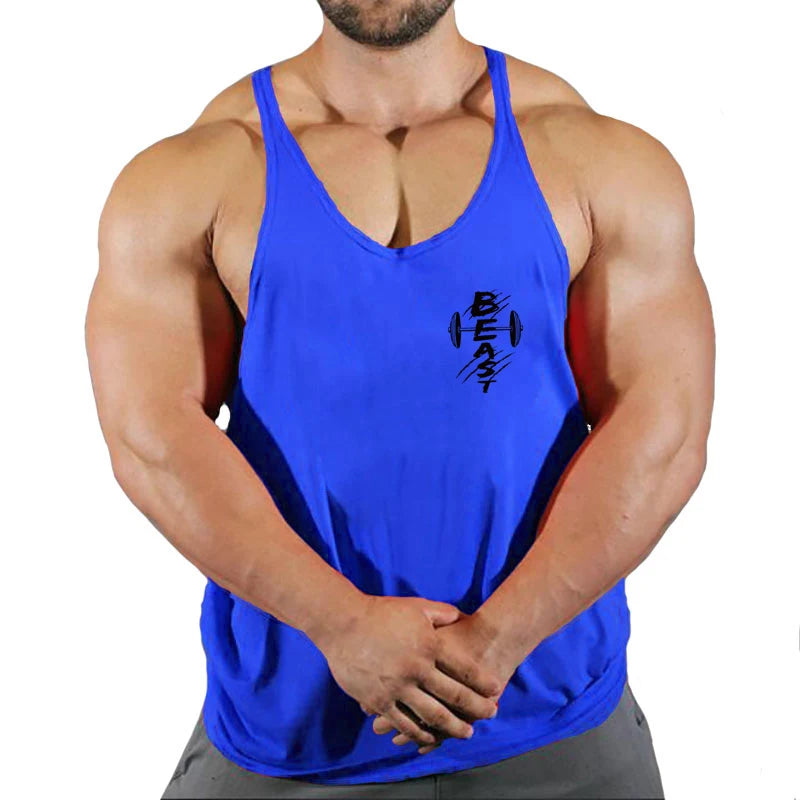 Men's Summer Cotton Fitness Tank Top
