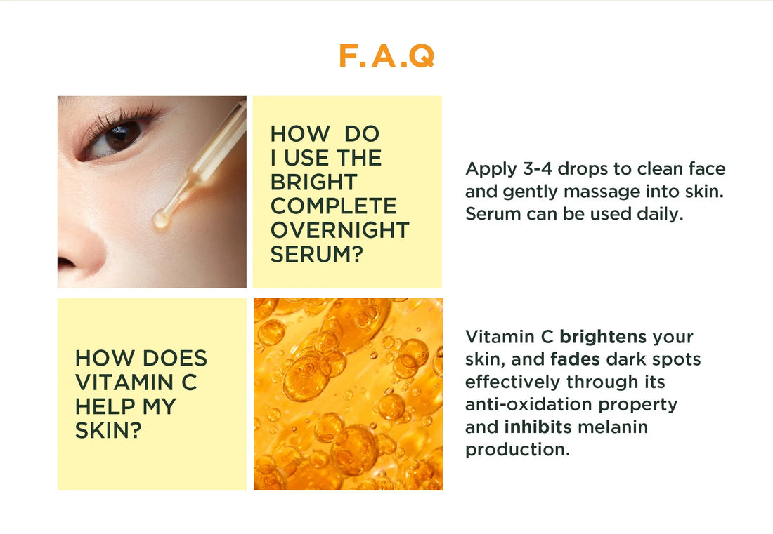 Vitamin C Whitening Face Serum – Pore Tightening & Repair Essence