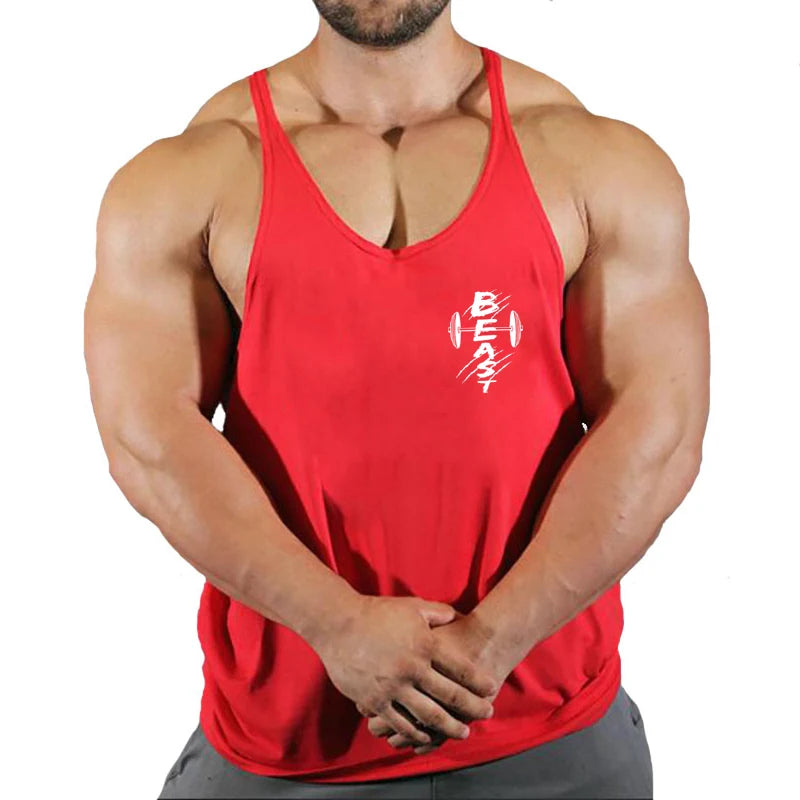 Men's Summer Cotton Fitness Tank Top