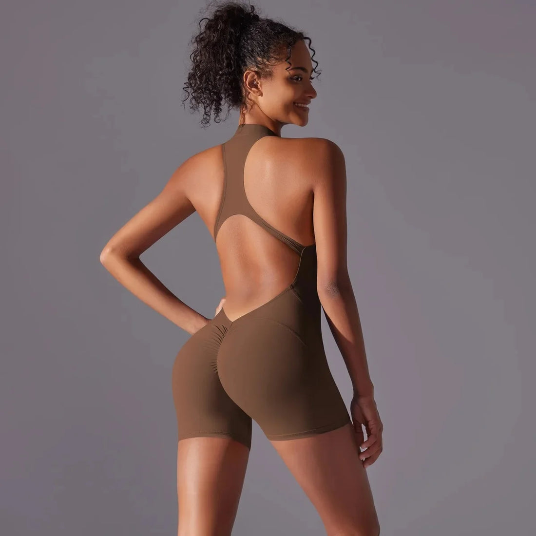 Women's High-Intensity Tight Sports Jumpsuit – Yoga & Fitness Suit