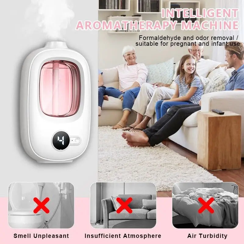 Automatic Aromatherapy Diffuser – Rechargeable Air Freshener & Humidifier