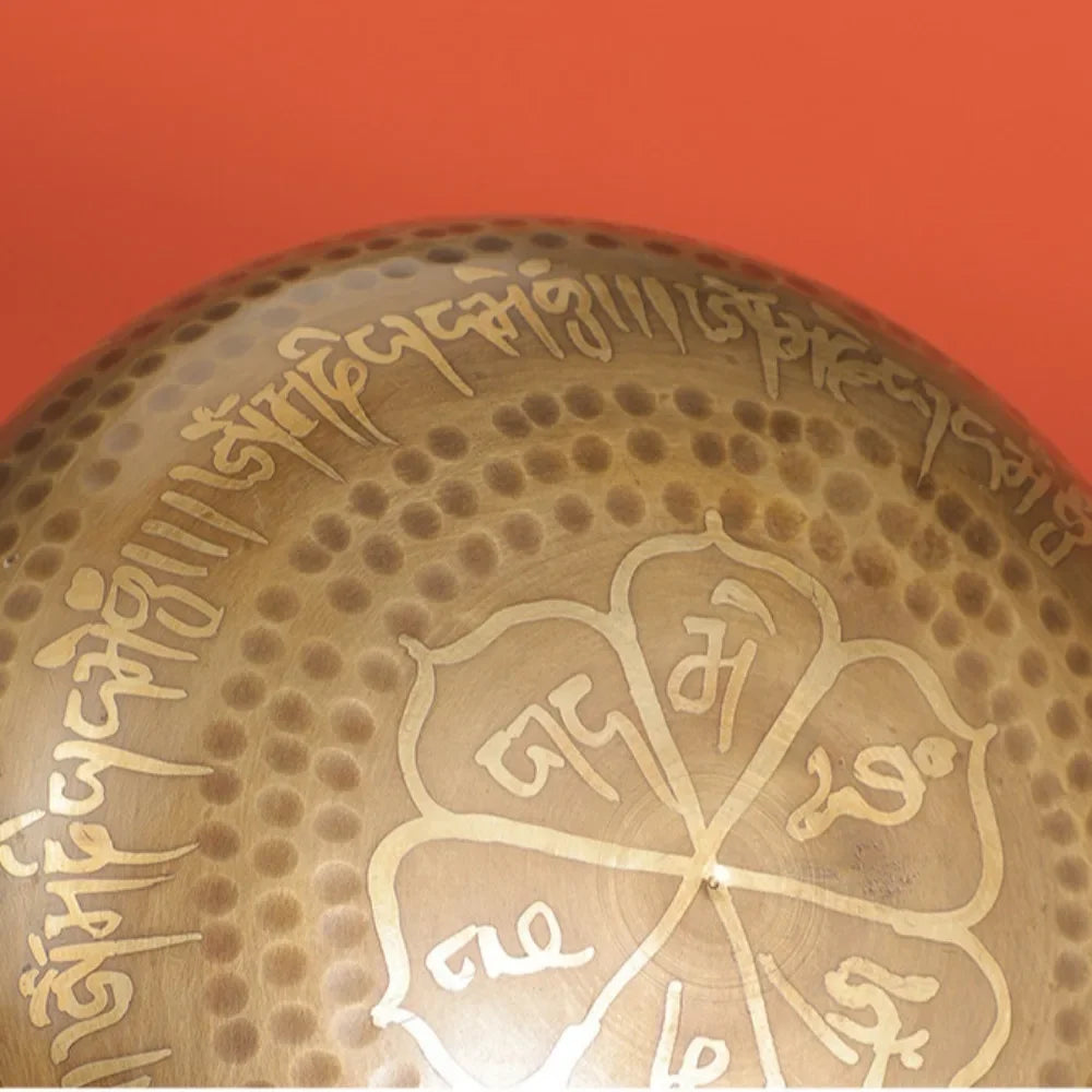 Nepal Bronze Tibetan Singing Bowl – Handmade Sound Therapy Instrument