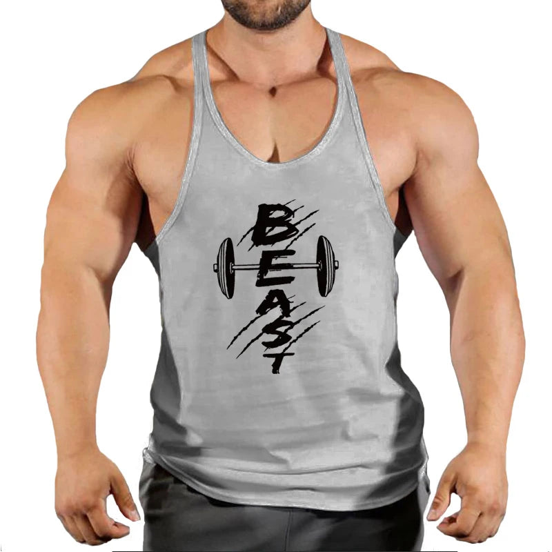 Men's Summer Cotton Fitness Tank Top