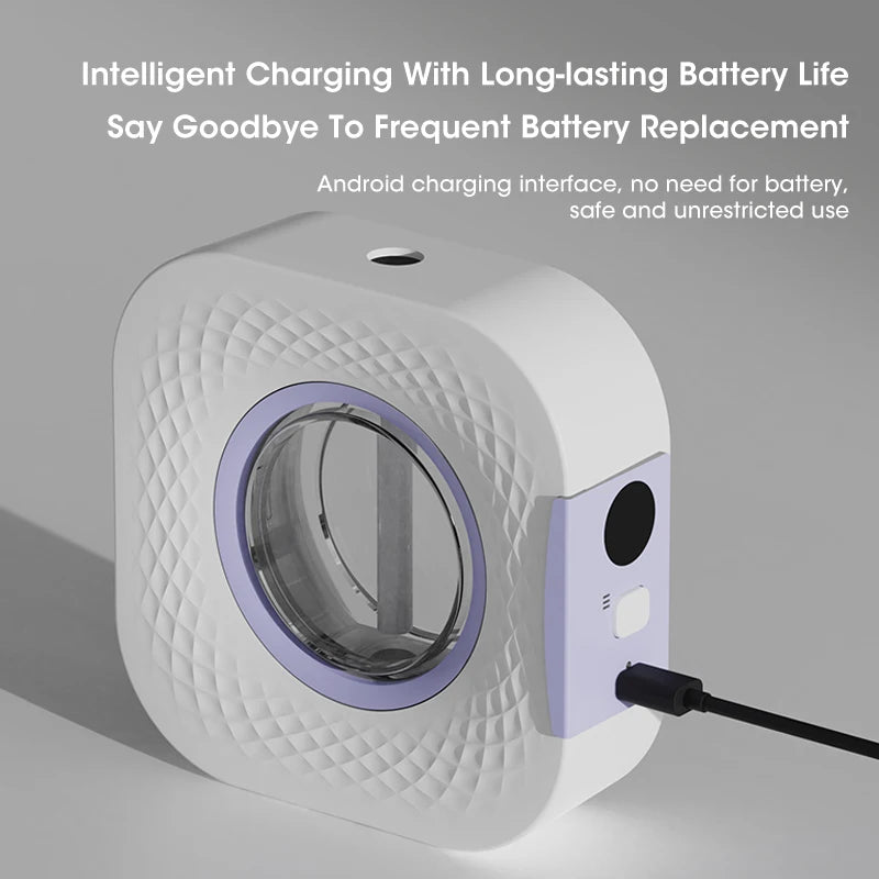 60㎡ Wall-Mounted Aromatherapy Diffuser – Air Purifier with Night Light