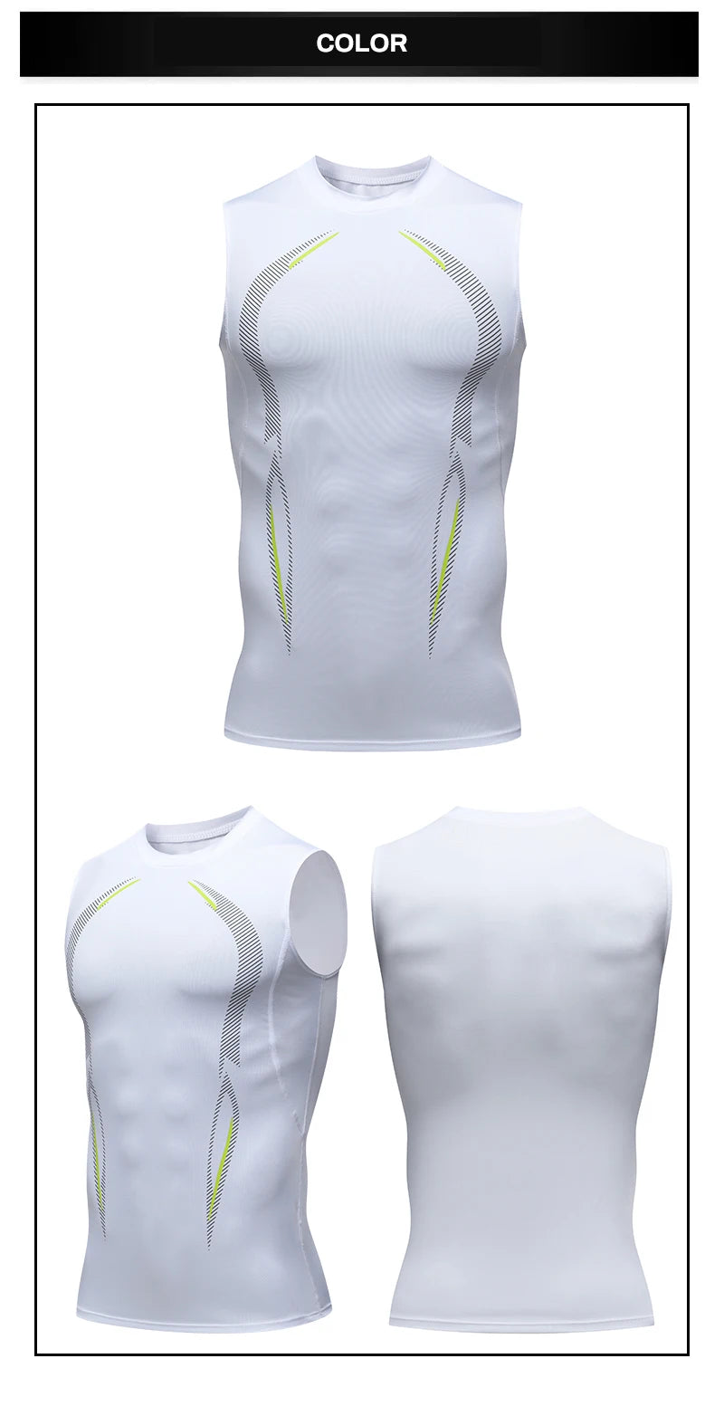 Men's Compression Sleeveless Gym Tank Top