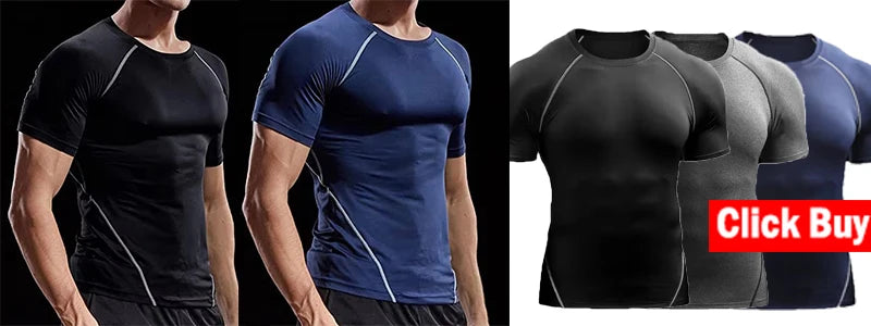 Men's Running Compression Tank Top – Sleeveless Gym Sport Vest