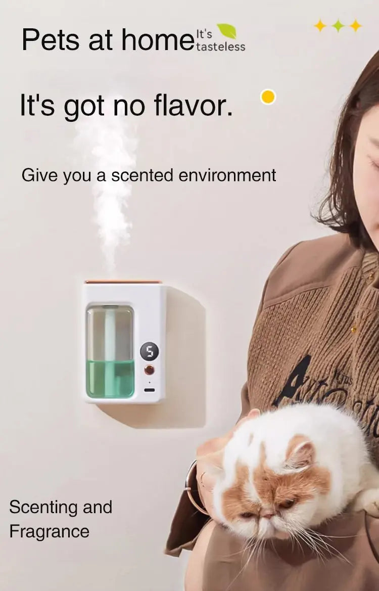 Automatic Car Aromatherapy Diffuser – Display & Jasmine Air Freshener