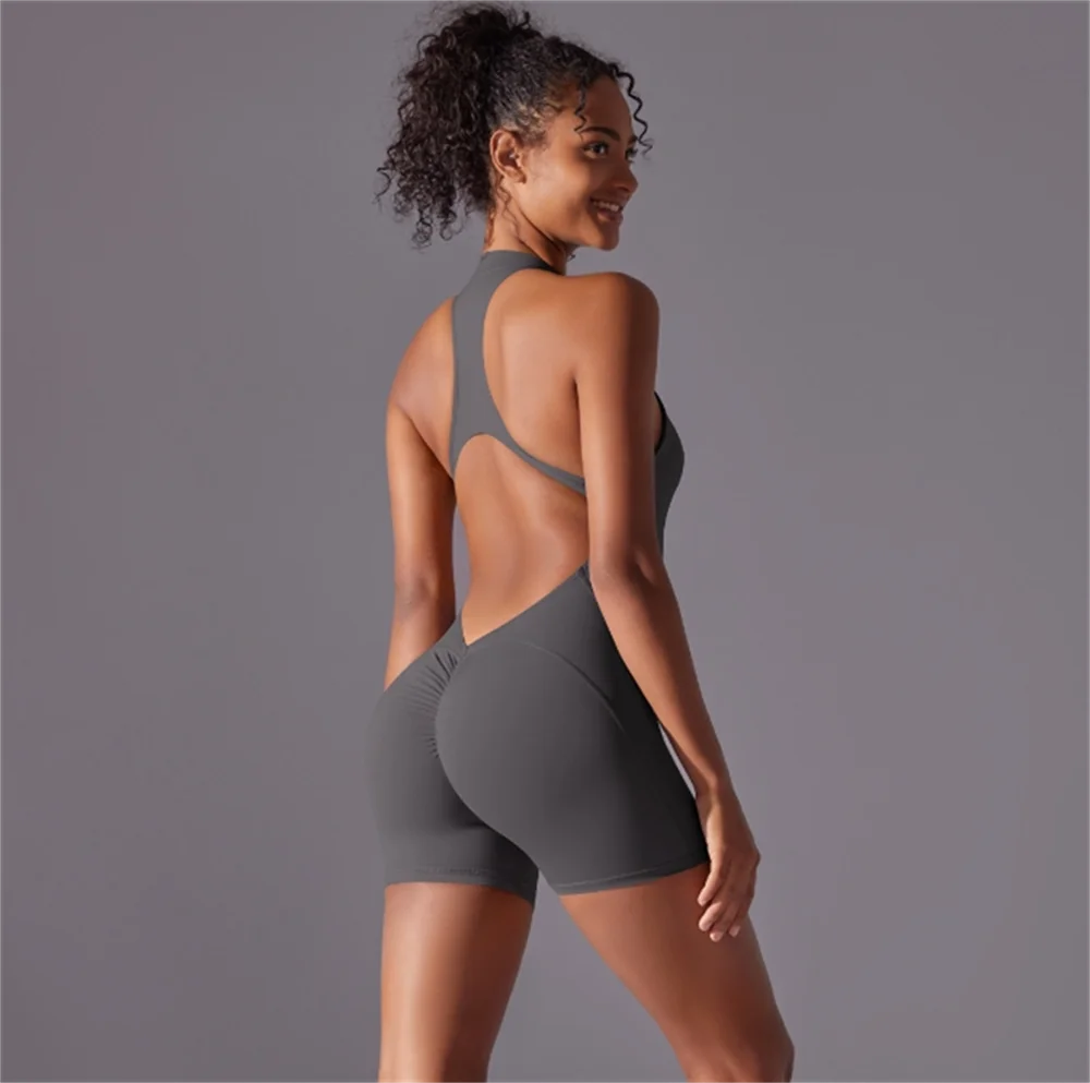 Women's High-Intensity Tight Sports Jumpsuit – Yoga & Fitness Suit