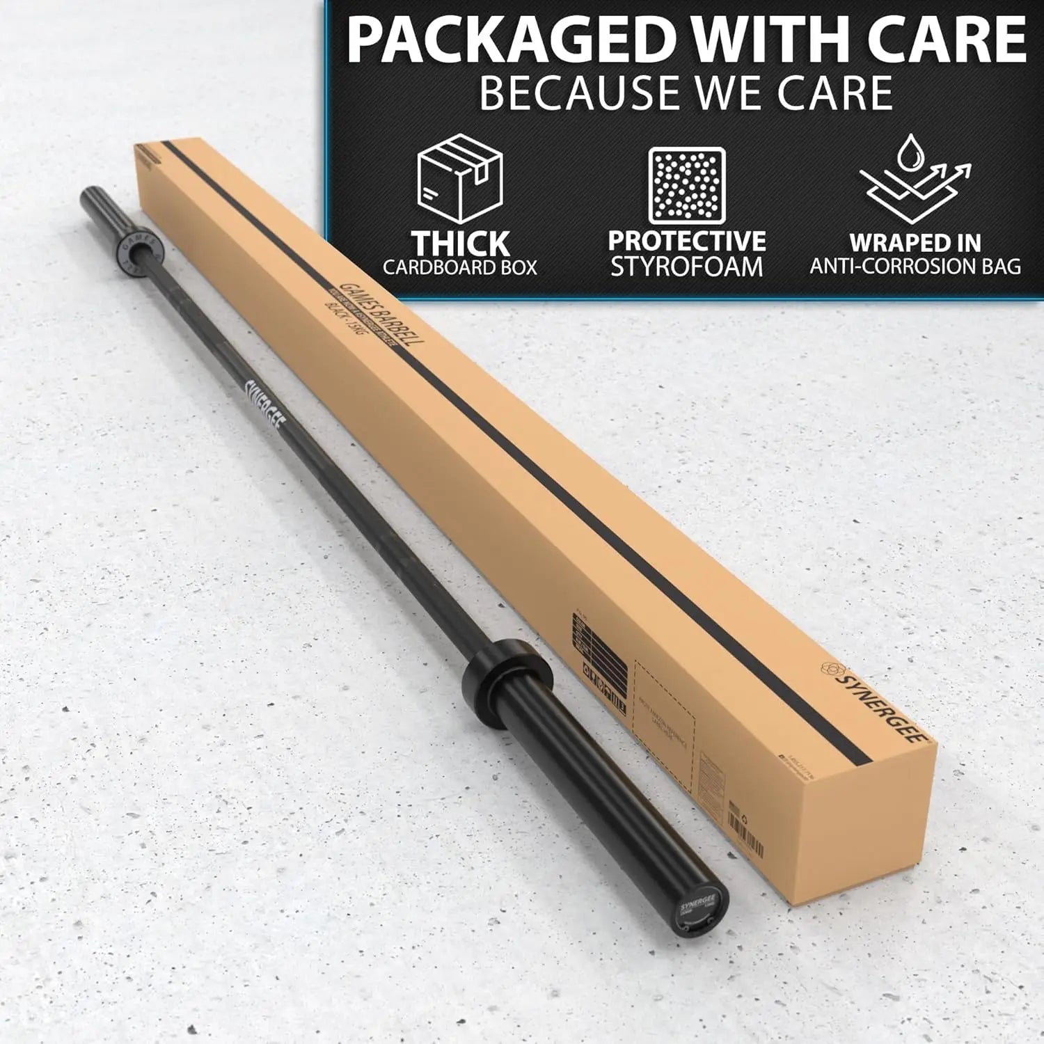 15kg & 20kg Colored Ceramic Coated Barbells – 1500lbs Rated