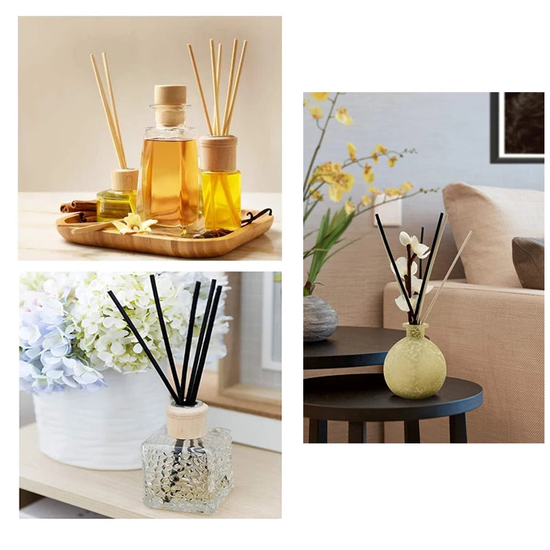 2–3.5mm Rattan Reed Diffuser Sticks – 5–100pcs Refill for DIY Aromatherapy