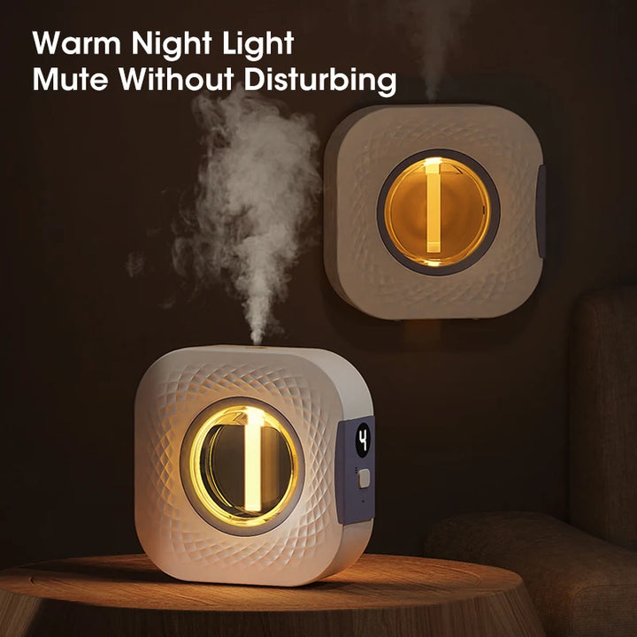 60㎡ Wall-Mounted Aromatherapy Diffuser – Air Purifier with Night Light