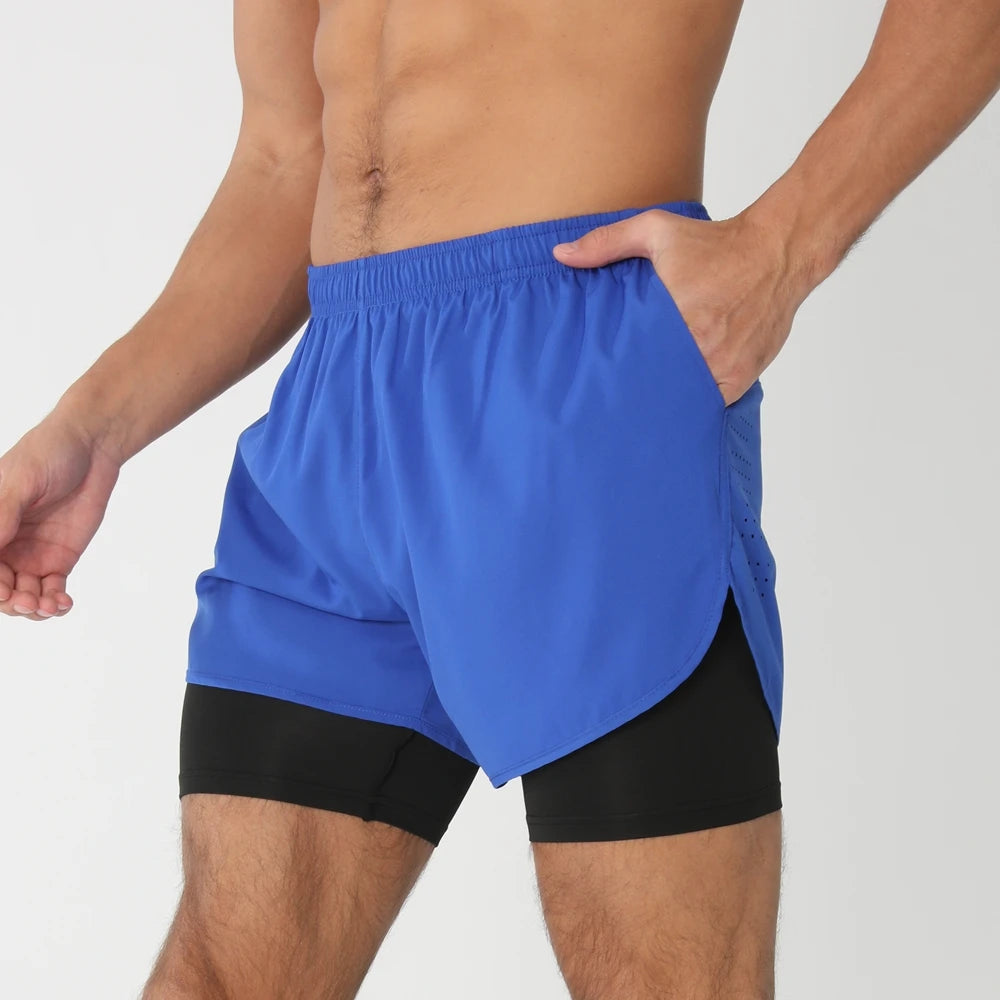 2025 Men's 2-in-1 Running Workout Shorts