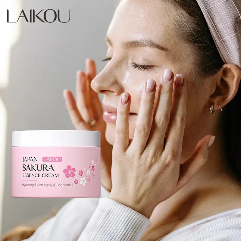 LAIKOU Sakura Essence Cream – Gentle Oil Control Moisturizer (25 g)