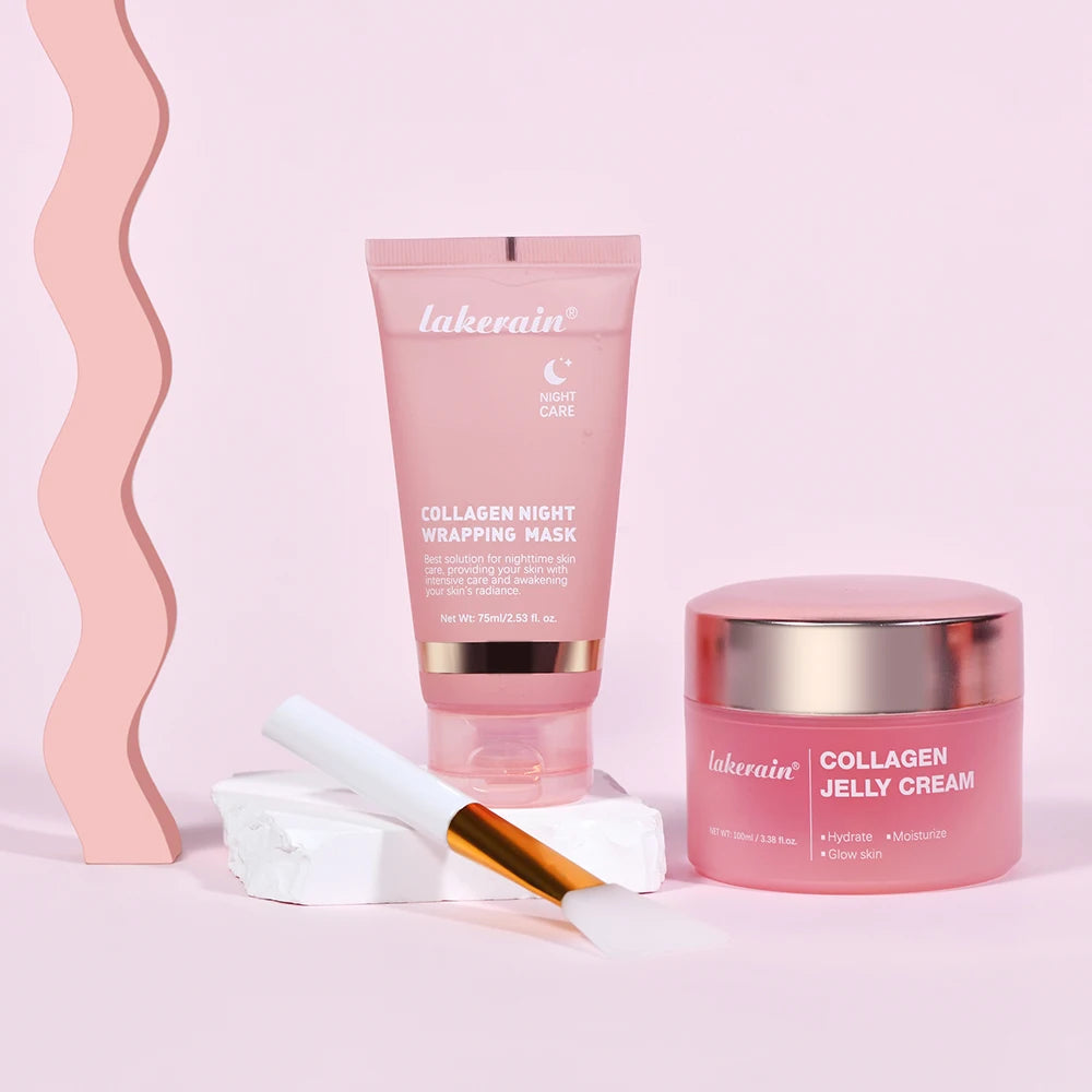 75ml Collagen Peel-Off Mask + 100g Jelly Cream – Firming & Hydrating Set
