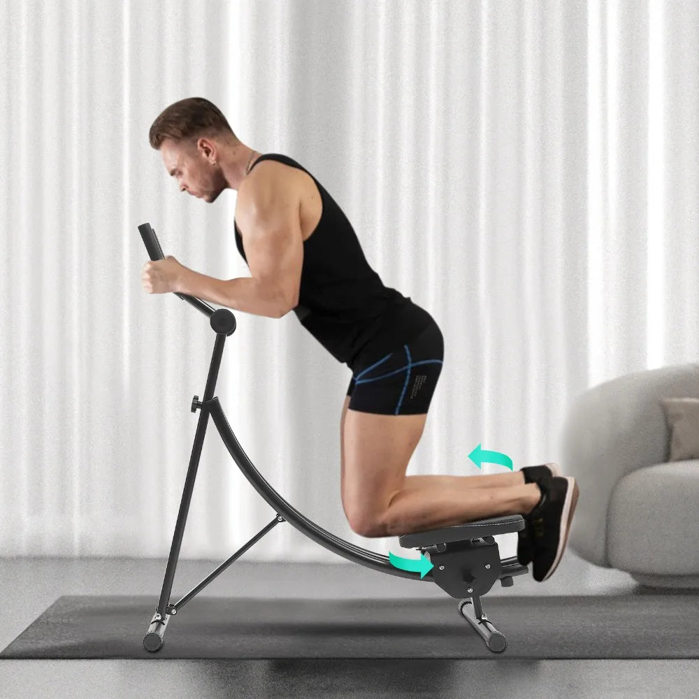 Foldable Ab Workout Machine – Adjustable Core & Full Body Exercise Equipment