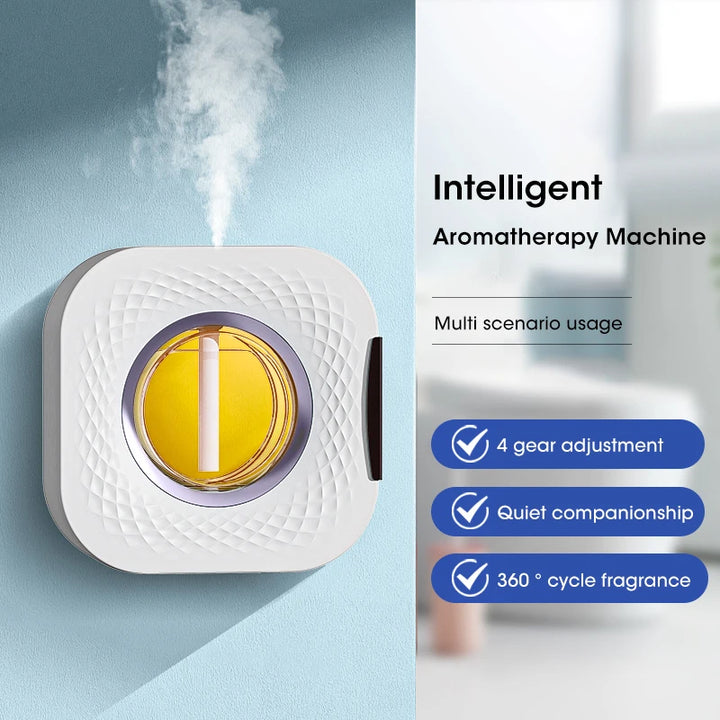 60㎡ Wall-Mounted Aromatherapy Diffuser – Air Purifier with Night Light