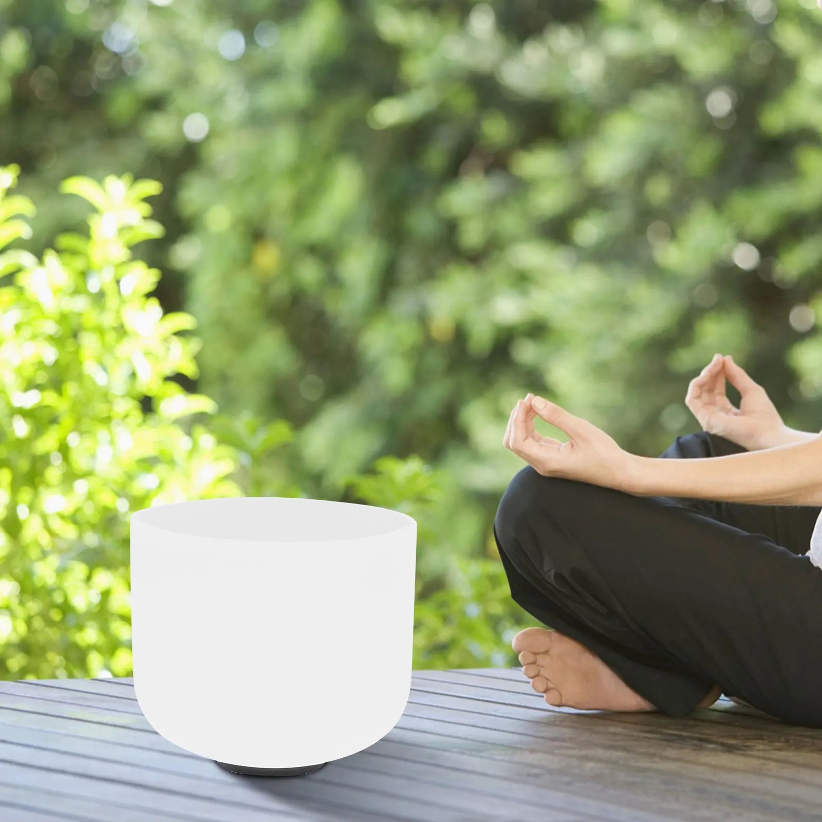 8" Quartz Crystal Singing Bowl – Meditation & Sound Healing Tool
