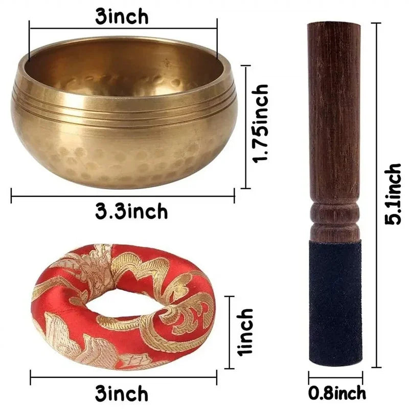 Tibetan Singing Bowl Meditation Set