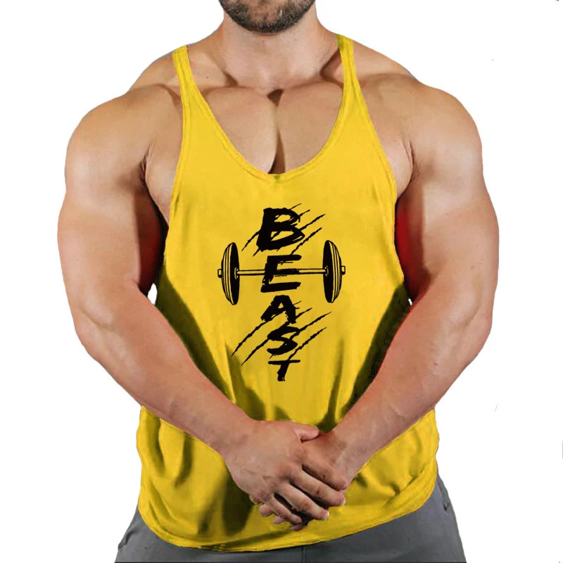 Men's Summer Cotton Fitness Tank Top