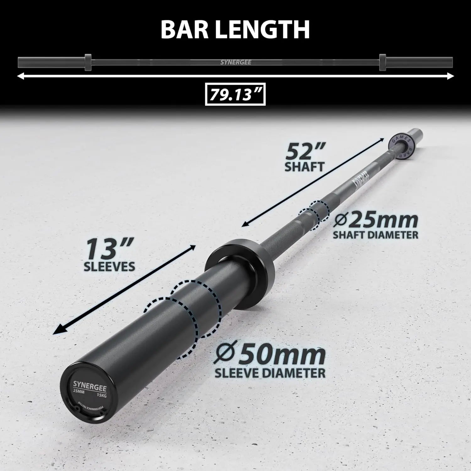 15kg & 20kg Colored Ceramic Coated Barbells – 1500lbs Rated