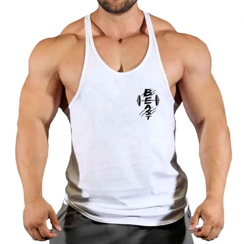 Men's Summer Cotton Fitness Tank Top